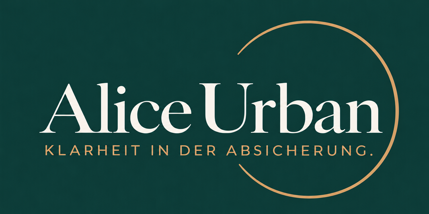 Alice Urban – Klarheit in der Absicherung.